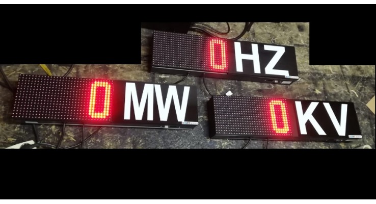 16x64 CM 0-10V VE 4-20ma LED GÖSTERGE 16x64 CM 0-10V VE 4-20ma LED GÖSTERGE