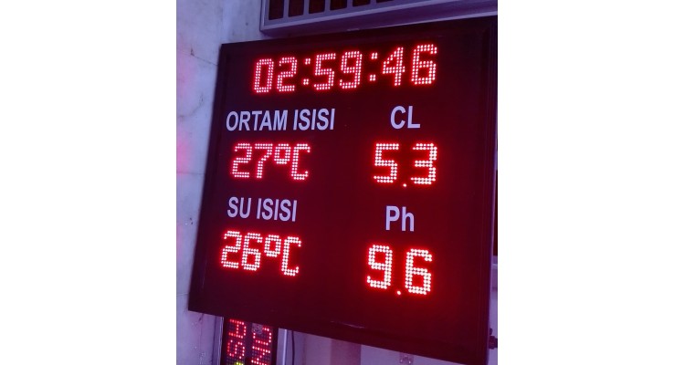 100x100 CM LED DİJİTAL HAVUZ ORTAM PANOSU 100x100 CM LED DİJİTAL HAVUZ ORTAM PANOSU