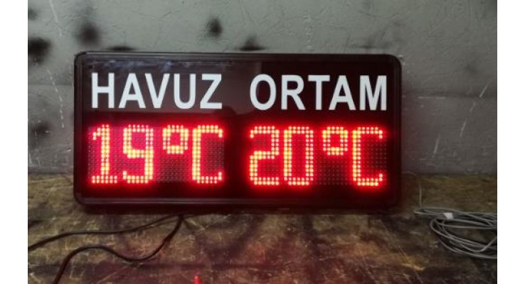 40x75 CM LED DİJİTAL HAVUZ ORTAM PANOSU