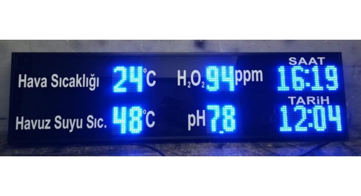 45x170 CM HAVUZ ORTAM PANOSU MAVİ