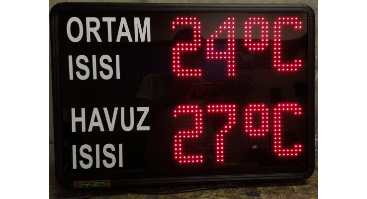 45x65 CM LED HAVUZ SICAKLIK PANOSU 45x65 CM LED HAVUZ SICAKLIK PANOSU