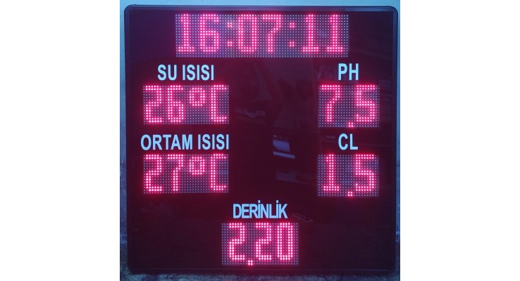 6X100X100 CM LED HAVUZ ORTAM PANOSU