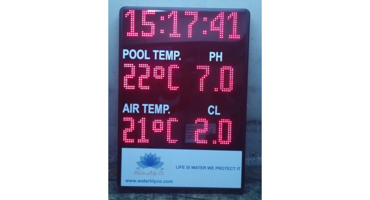 71x101CM LED DİJİTAL HAVUZ ORTAM PANOSU