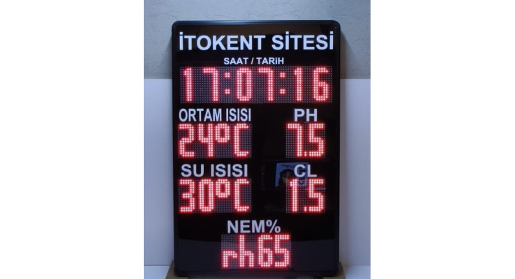 HAVUZ ORTAM BİLGİ PANOSU 70X100 CM