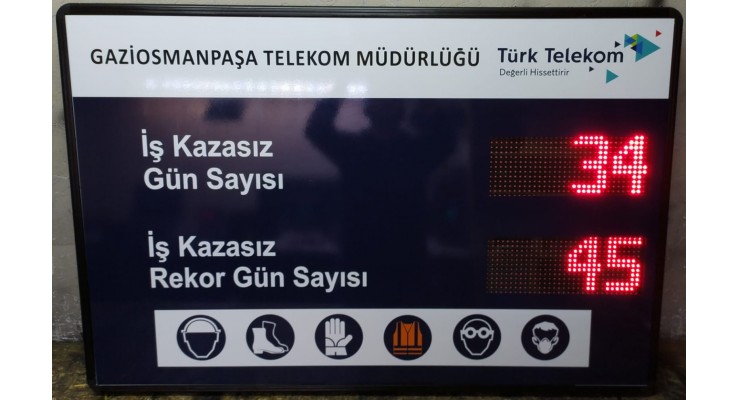 80x120 CM LED İŞ GÜVENLİK BİLGİ PANOSU 80x120 CM LED İŞ GÜVENLİK BİLGİ PANOSU