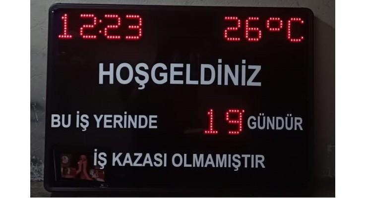İŞ GÜVENLİĞİ BİLGİ EKRANI 6X70X100 CM
