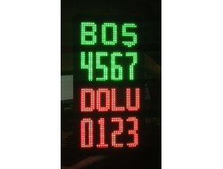LED OTOPARK PANOSU 36X75 CM