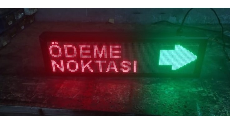 OTOPARK BİLGİLENDİRME PANOSU 6X20X70 CM