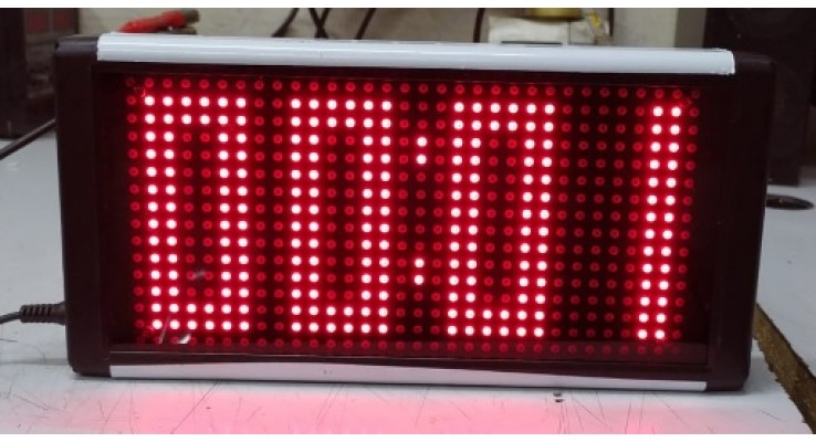 15x28 CM LED MERKEZİ SAAT