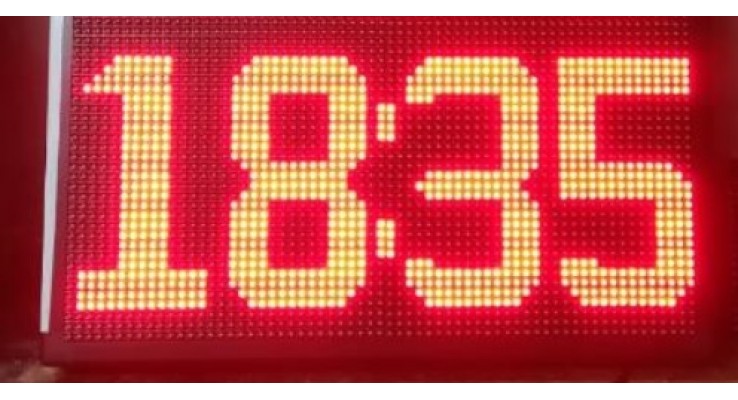 32x64 CM LED DİJİTAL SAAT GÖSTERGE