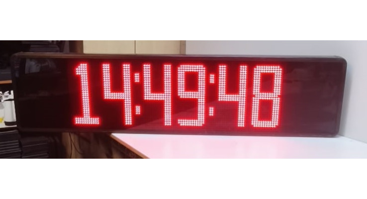 LED DİJİTAL SAAT GÖSTERGE 6X40X120 CM LED DİJİTAL SAAT GÖSTERGE 6X40X120 CM