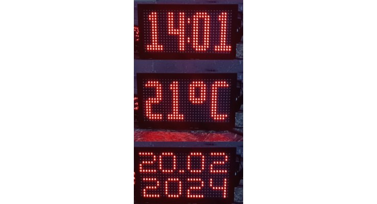 LED DİJİTAL SAAT 3X18X34 CM LED DİJİTAL SAAT 3X18X34 CM
