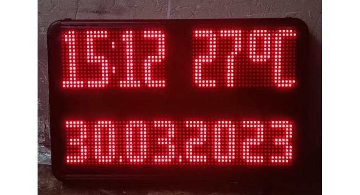 LED DİJİTAL SAAT 6X35X55 CM