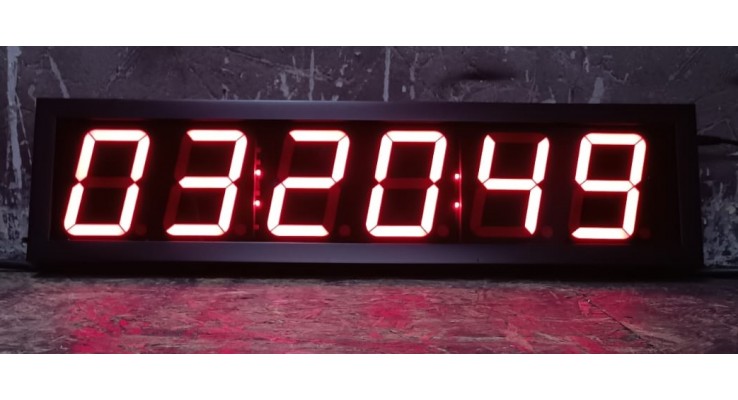LED DİSPLAY SAAT 3X15X60 CM