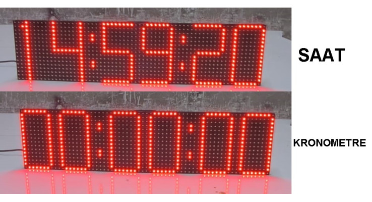 LED SAAT KRONOMETRE ÖZELLİKLİ 6X16X64 CM LED SAAT KRONOMETRE ÖZELLİKLİ 6X16X64 CM