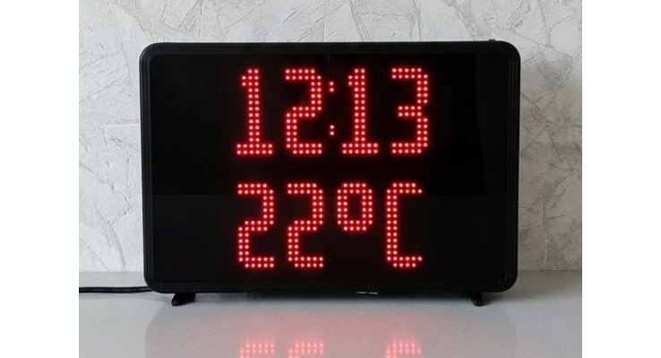 LED SAAT SICAKLIK EKRANI 6X40X60CM LED SAAT SICAKLIK EKRANI 6X40X60CM