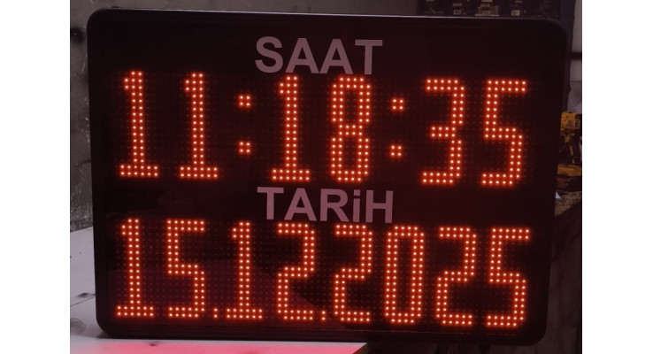 LED SAAT TARİH 6X50X70 CM