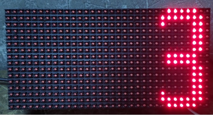 16x32 CM LED NUMARATÖR EKRANI