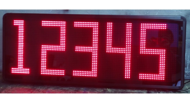 40x105 CM 5 DİJİT LED SAYICI MESAJ GÖSTERGE 40x105 CM 5 DİJİT LED SAYICI MESAJ GÖSTERGE