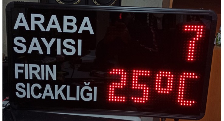 6X40x70 CM LED SAYICI EKRAN 6X40x70 CM LED SAYICI EKRAN