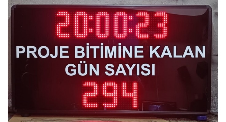 LED KALAN GÜN SAYICI 6X50X100 CM