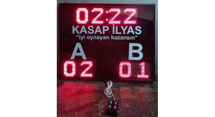 80x100 CM FOLYO YAZILI HALI SAHA SKORBORD