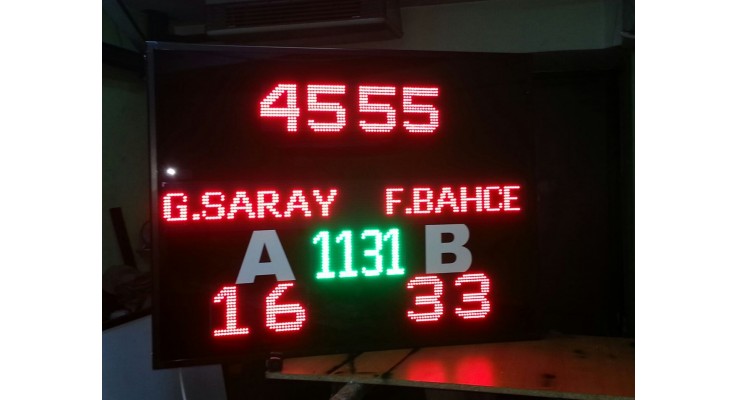 100x150 CM FUTBOL HALI SAHA KAYAN YAZILI SKORBORD