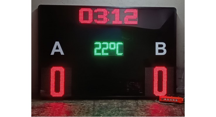 FUTBOL HALI SAHA SKORBORD 6X100X150 CM